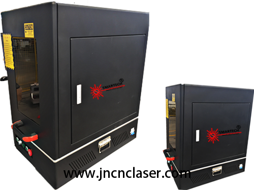 fiber laser marking machine with protective cover