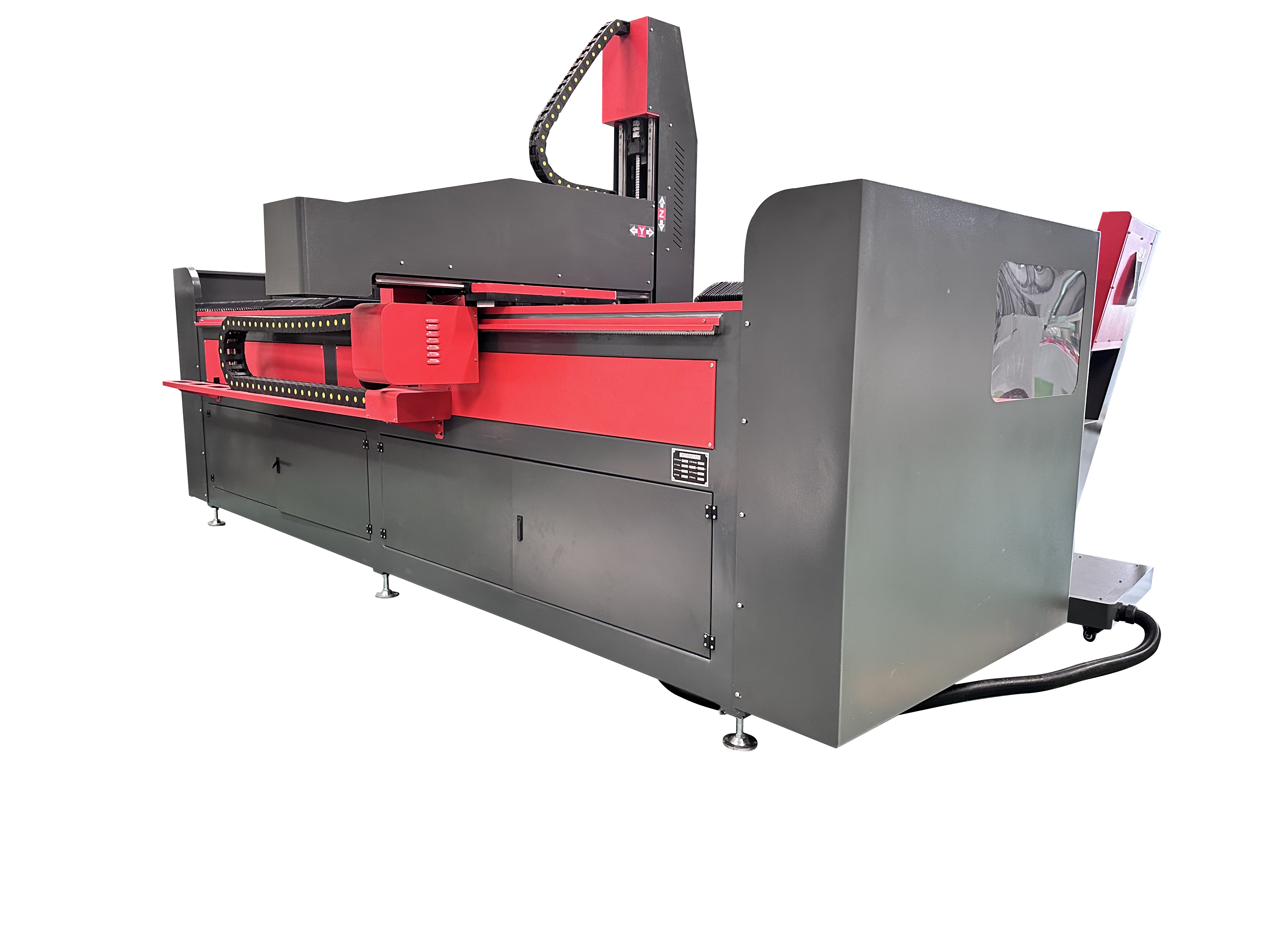 CNC Aluminum Profile Saw Machining Center for or Window Frames, Extrusions Custom Cuts with Precision CNC Machine for Aluminum