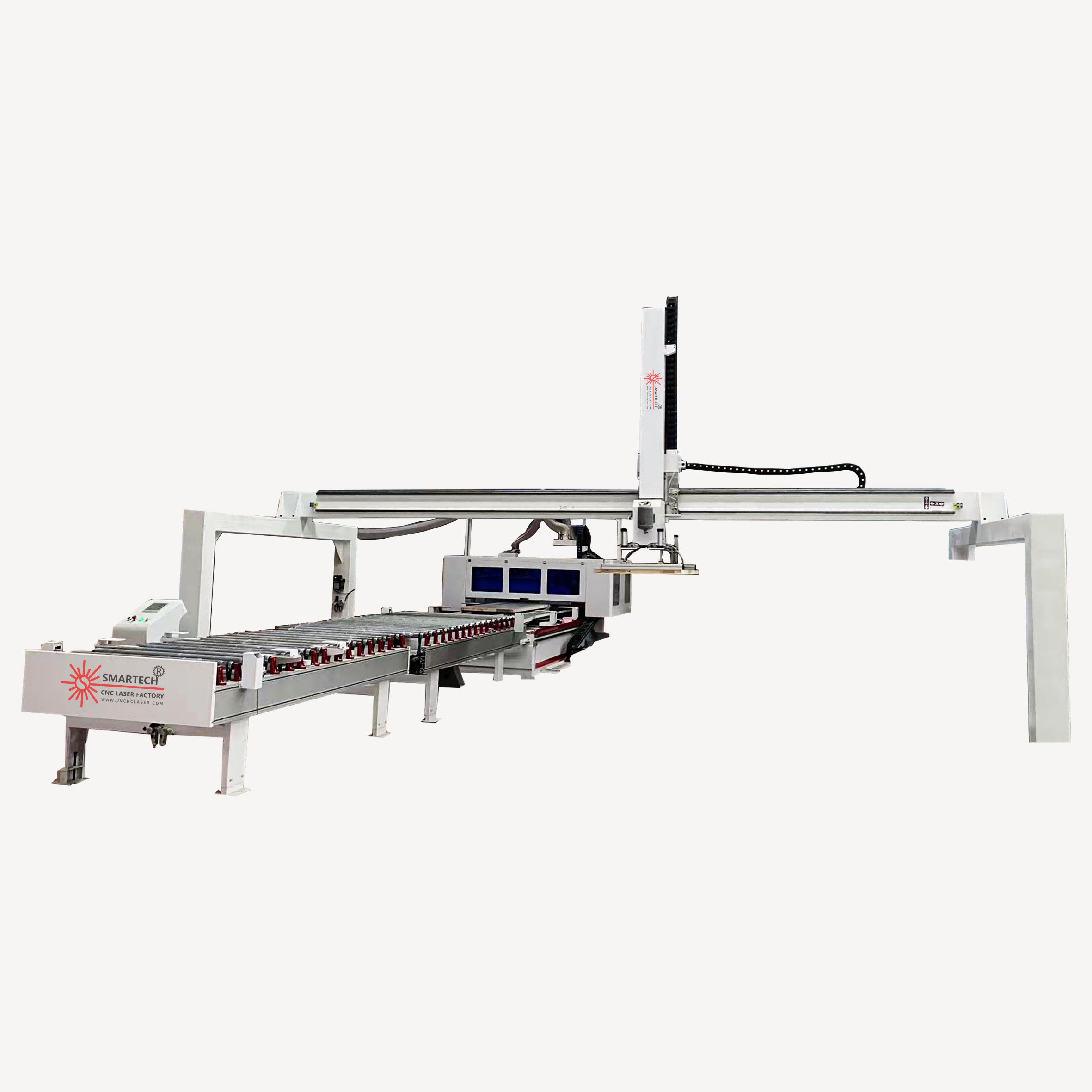 Automatic 4-Sided Edge Groove Saw for Wooden Doors High-Speed Door Profiling Trimming Machine