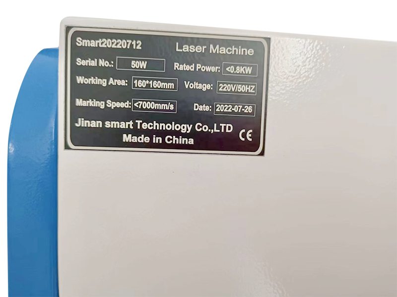 50W MAX Fiber Laser Marking Machine Metal marking and cutting rotary axis SAFE