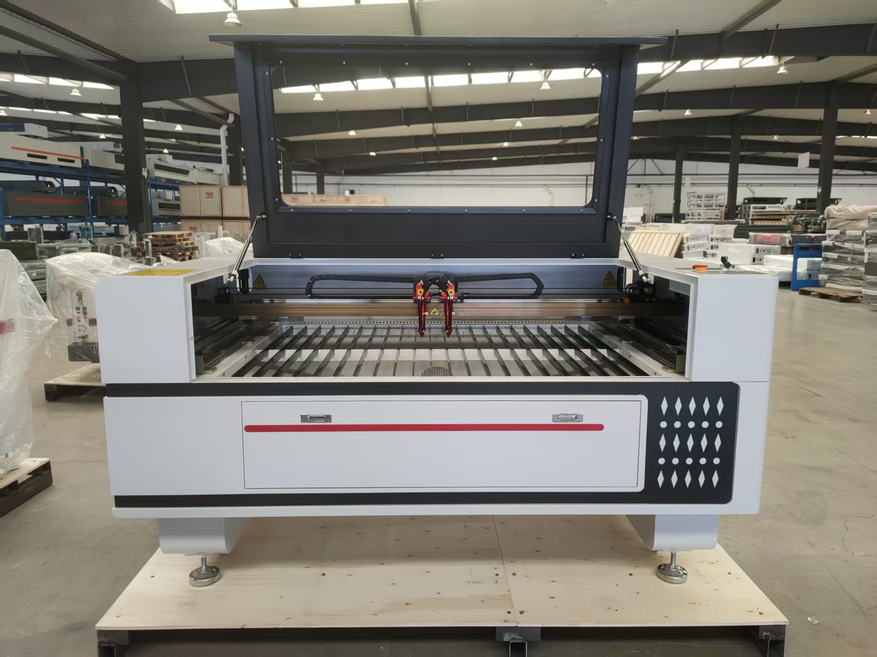 RECI 100W 400*600mm Co2 Laser Cutter RUIDA Engraver Cutting Machine with Rotary