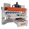 Furniture Legs Making Multi Spindles Cnc Wood Router 1530 Rotary 4th Axis With 8 Heads 3D Woodworking CNC Router Machine