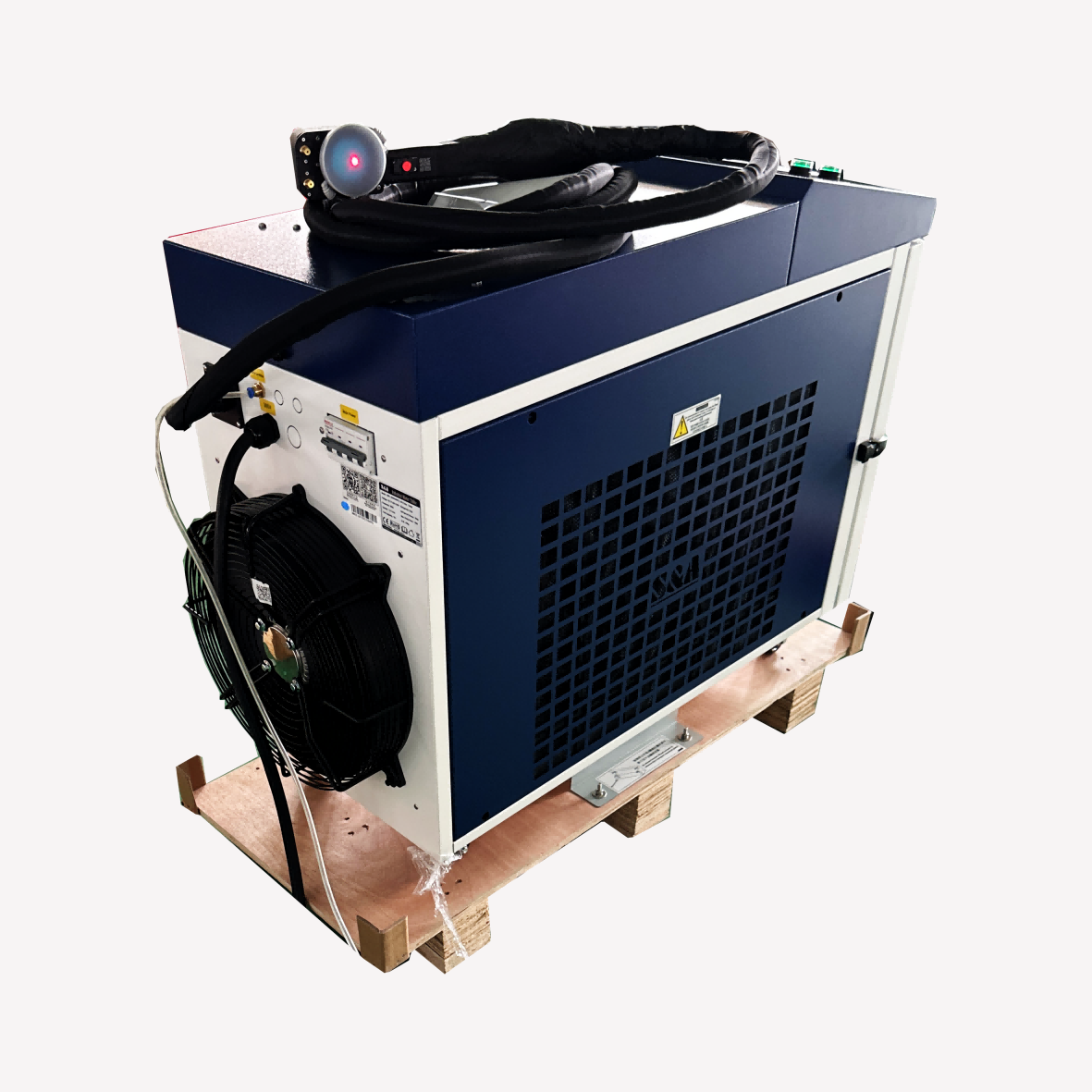 500W Pulsed Laser Cleaner Professional Tire Mold Cleaning Rust Removal System