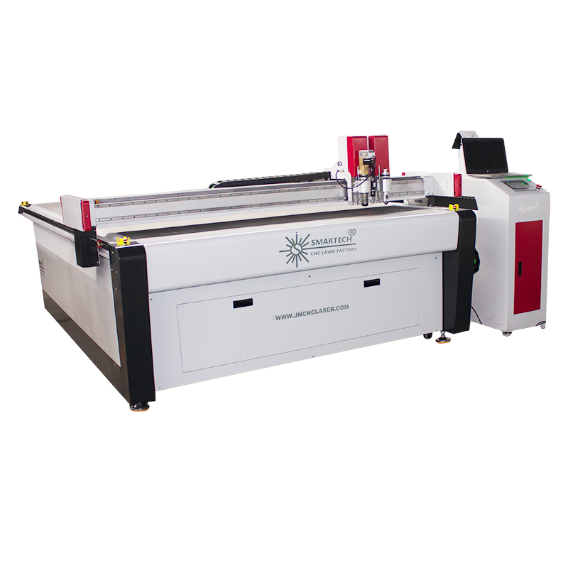 New Arrival SMARTECH Best Price CNC Oscillating Knife Cutting Machine For Corrugated Paper Packaging Box Making