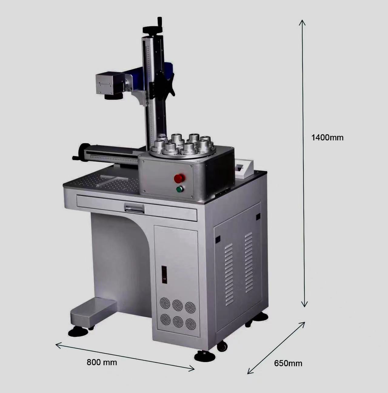Smart-F Series Laser Marking Machine for Led Lights Bulbs With 4 Stations 8 Stations Rotary