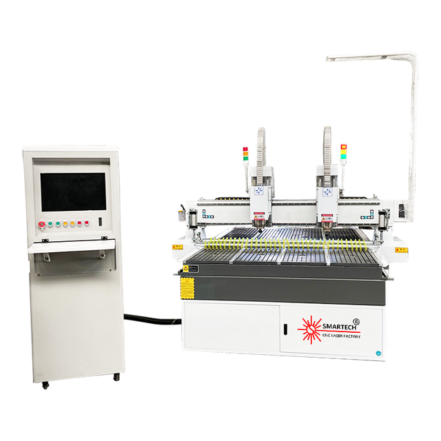 Double Spindles 4*8 Cnc Router with 2 Individual Spindles