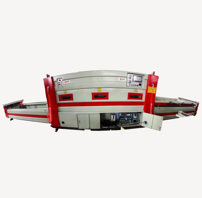 Fully Automatic Heated Vacuum Membrane Press Touch Screen Control Laminating Machine