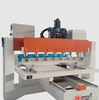 Furniture Legs Making Multi Spindles Cnc Wood Router 1530 Rotary 4th Axis With 8 Heads 3D Woodworking CNC Router Machine