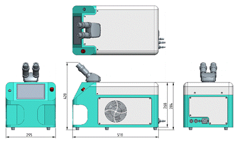 Handheld Micro Laser Welder Pulse Spot Fiber Laser Welding System for Precision Work
