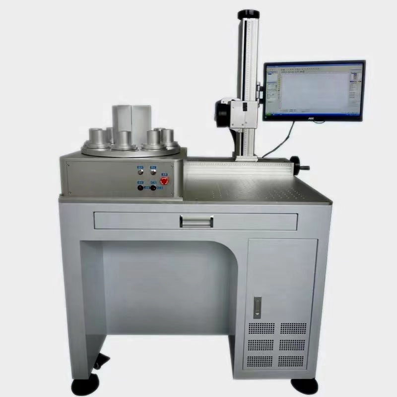 Smart-F Series Laser Marking Machine for Led Lights Bulbs With 4 Stations 8 Stations Rotary