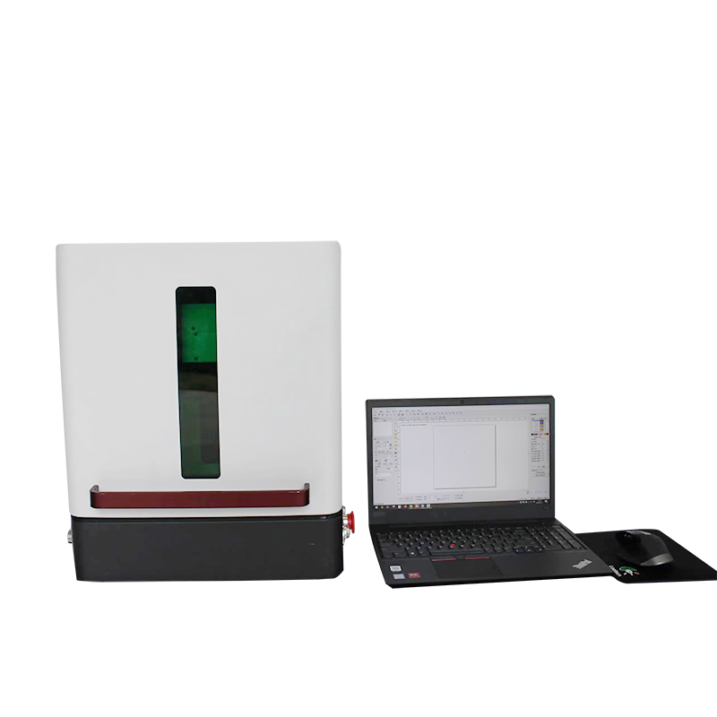 Cabinet Type Closed Laser Optical Fiber Laser Marking Machine Metal Lettering Small Automatic Laser Marking Machine