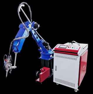 6 Axis Welding Robot Fiber 2000w Galvanized Sheet Corner Laser Welding Machine