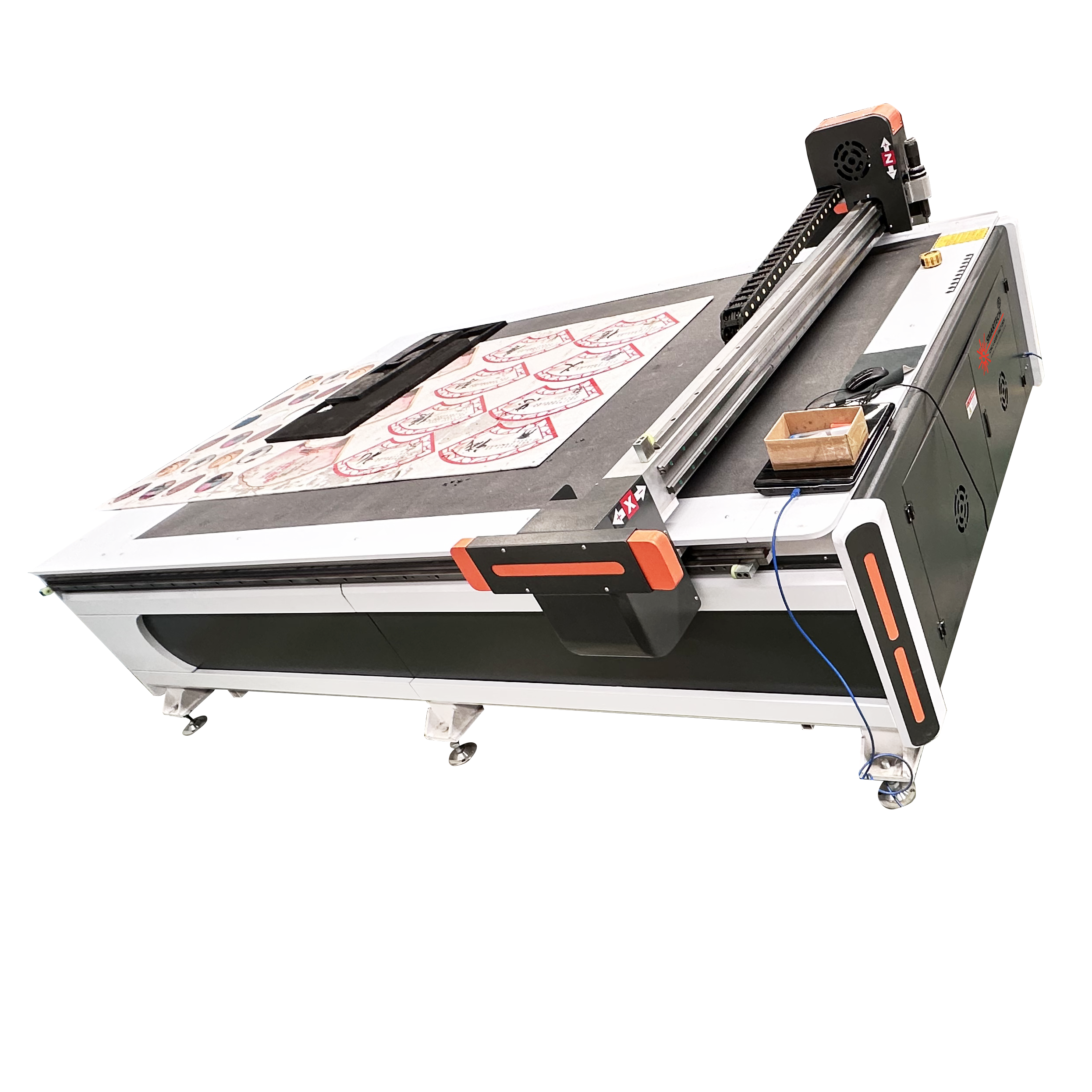 Digital Cutting Machine for Vinyl, Fabric Paper – Automatic Precision Cutter with Laser Guide Wireless Control