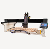 High Precision 5 Axis CNC Bridge Cutting Machine - Multi-Link Design for Advanced Stone Processing