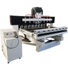 Furniture Legs Making Multi Spindles Cnc Wood Router 1530 Rotary 4th Axis With 8 Heads 3D Woodworking CNC Router Machine