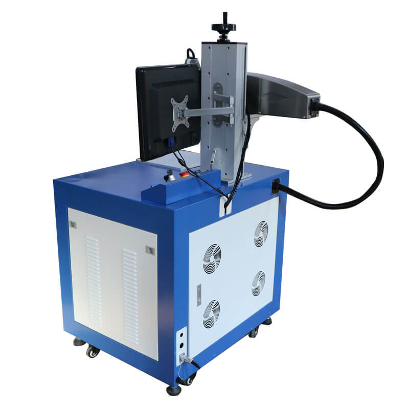 3D Dynamic Curve Relief Engraving Laser Marking Machine for Coin Brass Stainless Steel with Feeltek 3D Galvo Head 