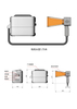 New Design Handheld Laser Marker fiber laser marker 10w