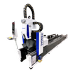 Industrial Fiber Laser Tube Cutting Machine for Square or Round Pipes and Metal Profiles CNC Precision Cutting