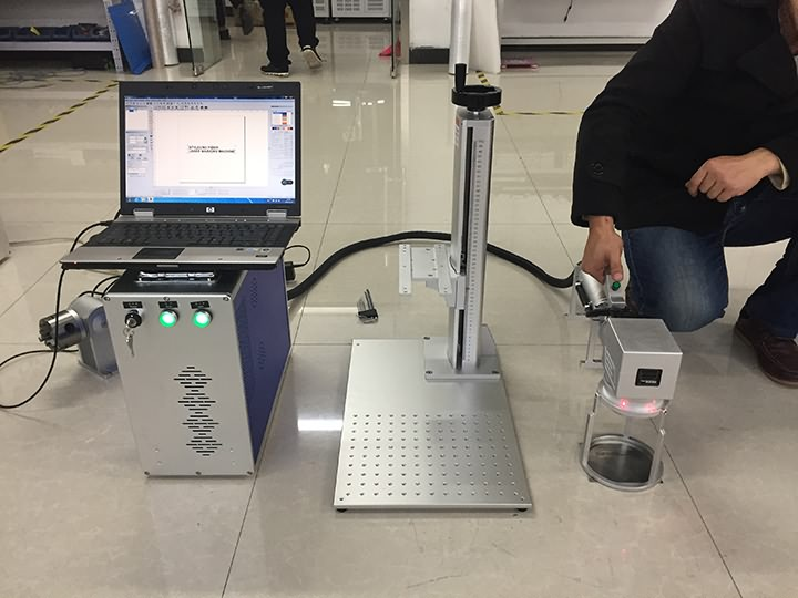 Fiber Laser Marker Etcher Professional Fiber Optic Engraving System