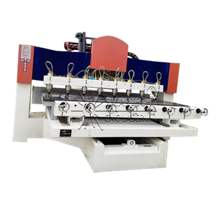 New Arrival 4 Axis Cnc Router Machine with Multi-rotary / Cnc Wood Carving Multi Head 8 Spindles Best Price Cnc Router Rotary