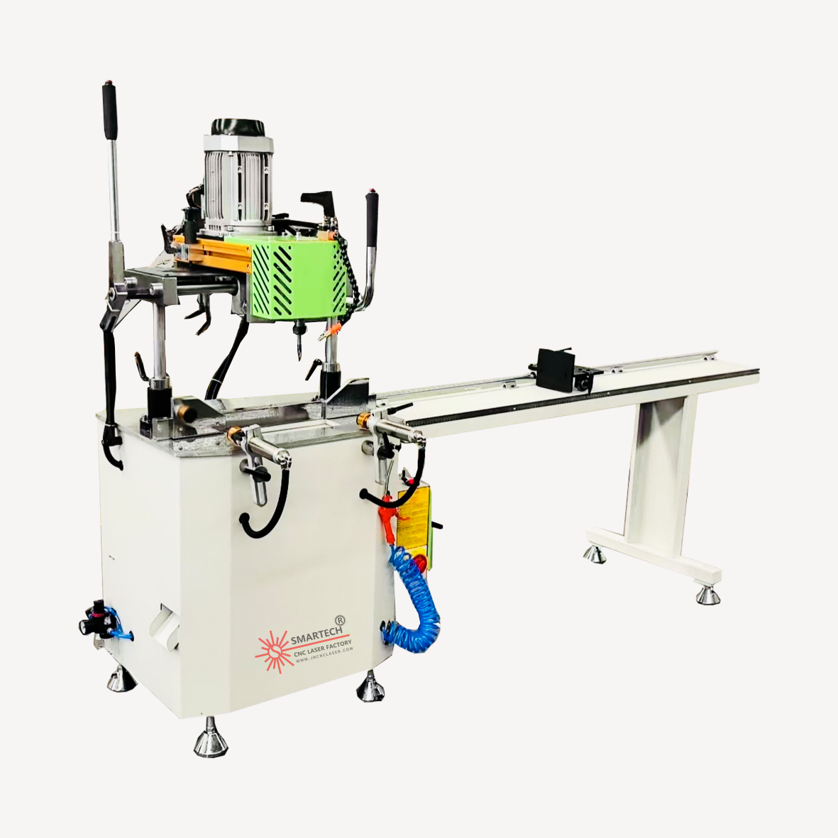 Aluminum Door Window CNC Copy Milling Machine with Precision Lock Hole Drilling