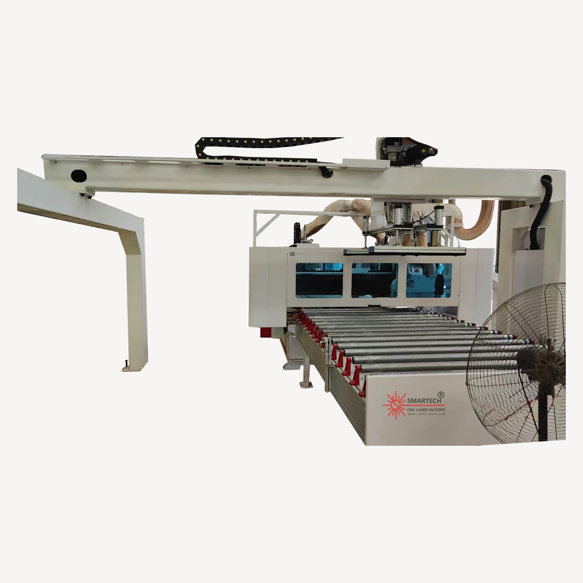 Automatic 4-Sided Edge Groove Saw for Wooden Doors High-Speed Door Profiling Trimming Machine