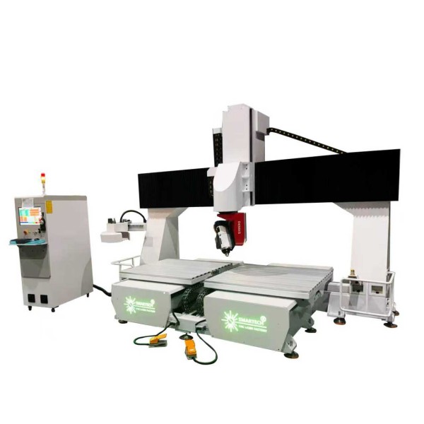 5 Axis CNC Router Machine for Complex 3D Wood Carving