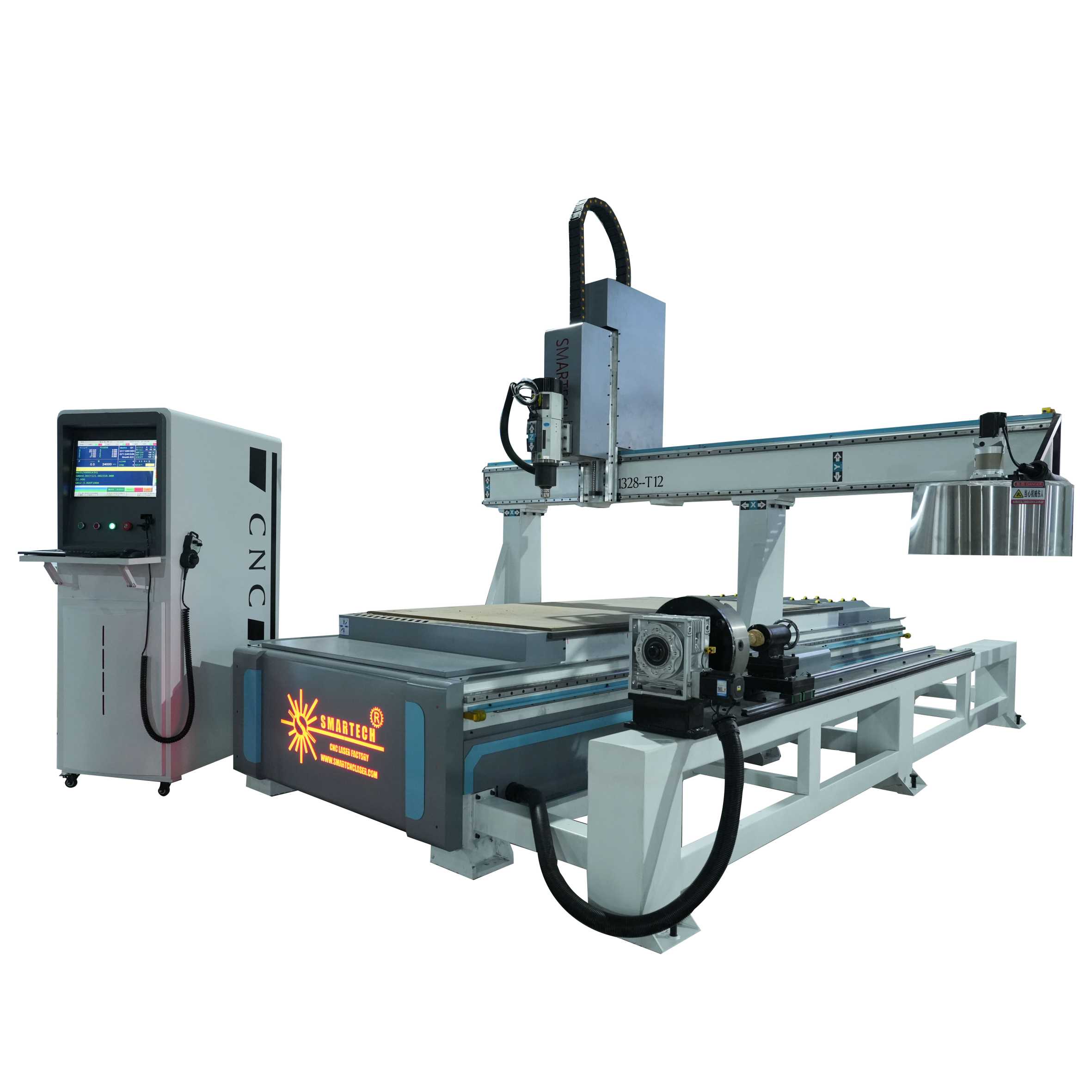 SMARTECH CNC Router With Automatic Tools Changer&SA Series ATC1530 4 Axis Model CNC Router