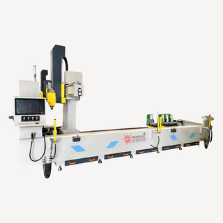 4 Axis Aluminium Profile CNC Drilling Milling Router Machine for Door and Window