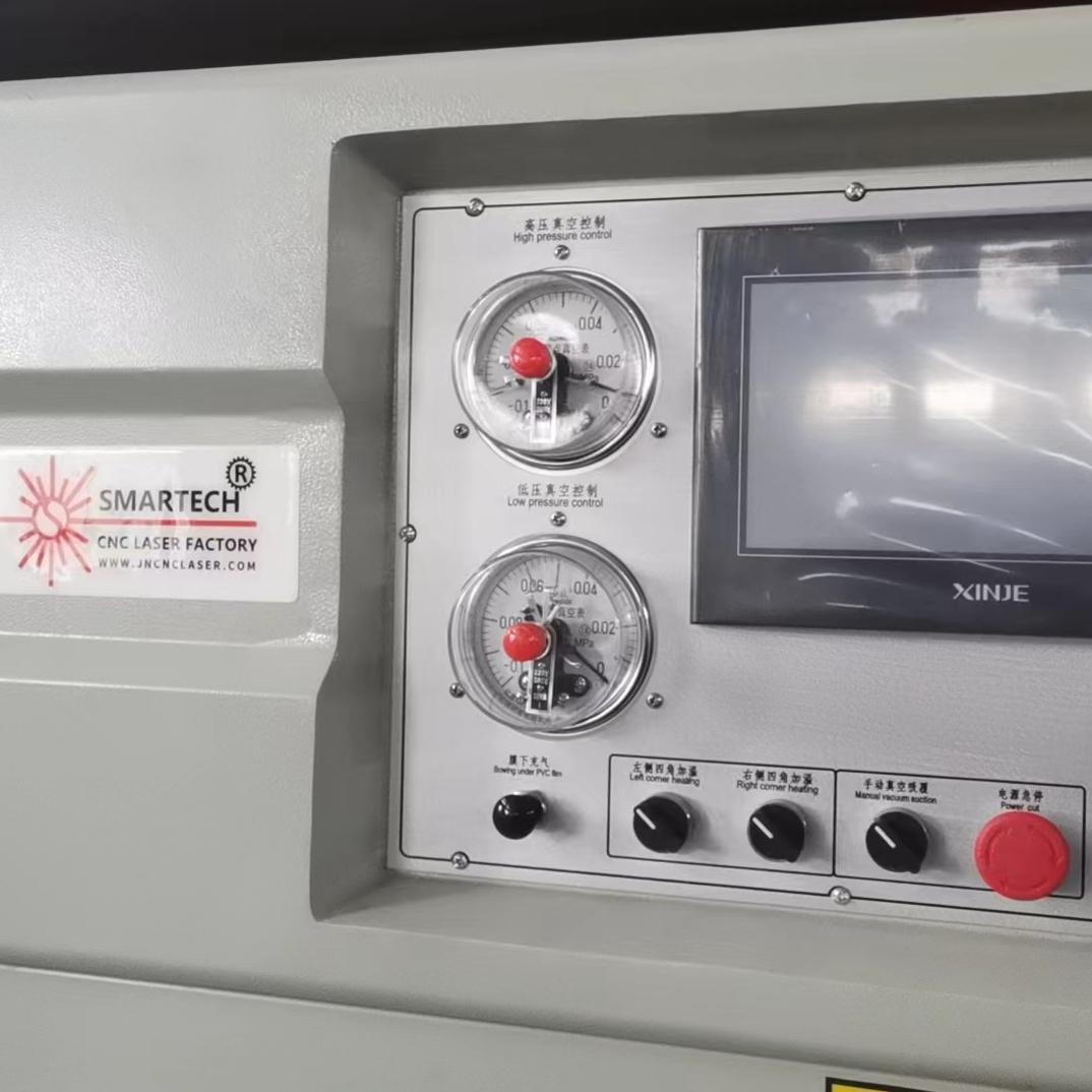 PVC Film Vacuum Membrane Press Machine in China For Woodworking Doors Cabinets Closets