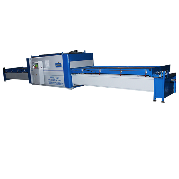PVC Film Vacuum Membrane Press Machine in China For Woodworking Doors Cabinets Closets