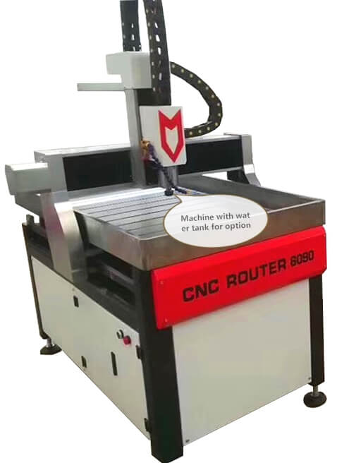 Machine with water tank for option